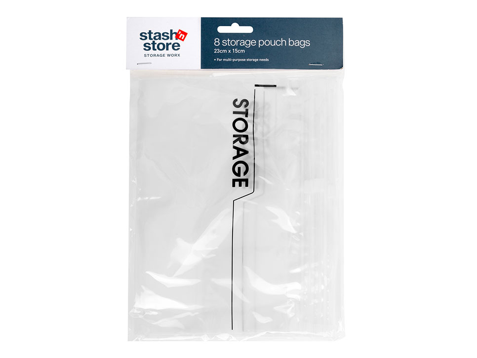 storage pouch bag 15x23cm pk8 Shiploads