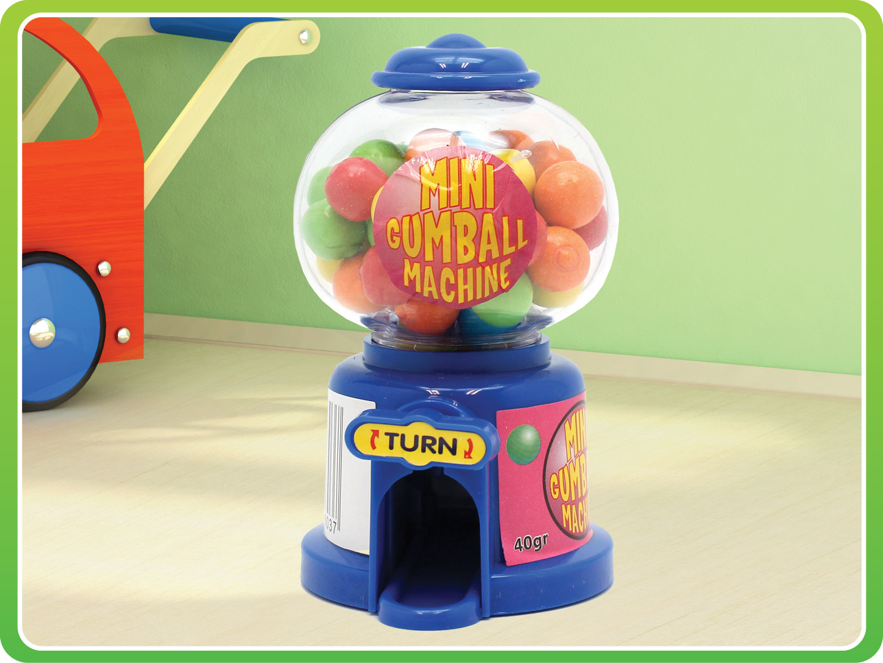 gum ball machine mini 40g Shiploads