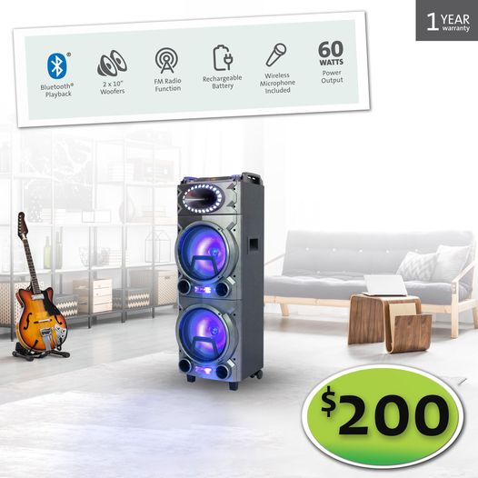 bluetooth tower speaker Shiploads