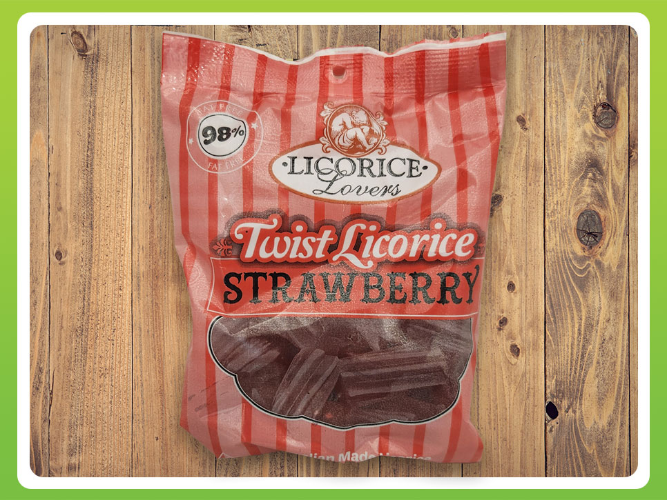 licorice lovers strawberry twist 280g Shiploads