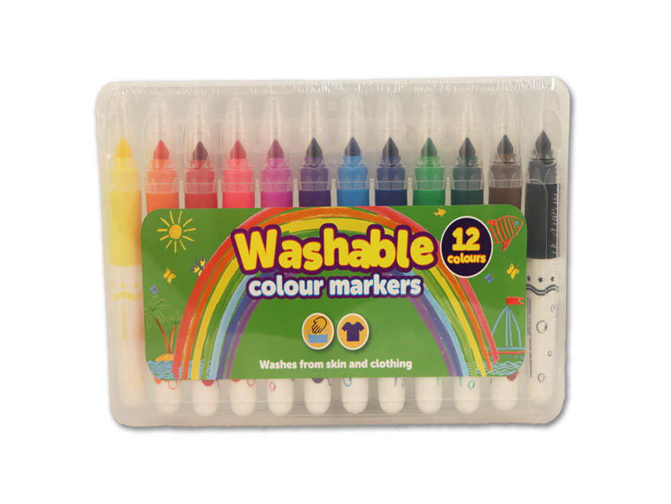 Twelve Washable Markers - Mini Kids - Crayola