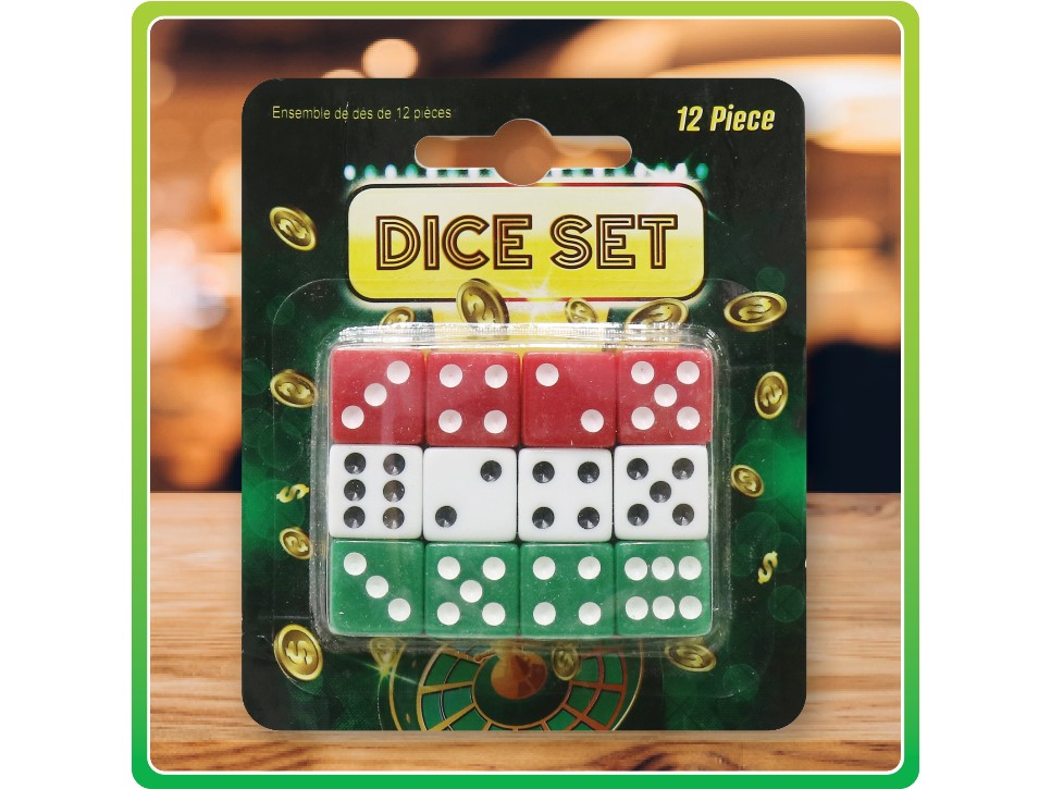 dice set 12 piece Shiploads