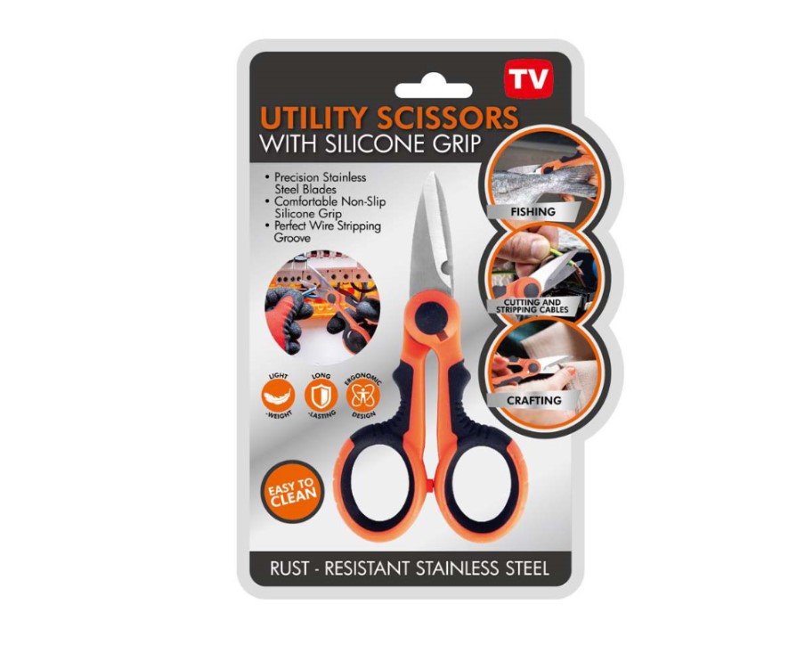 utility scissors with silicone grip Shiploads